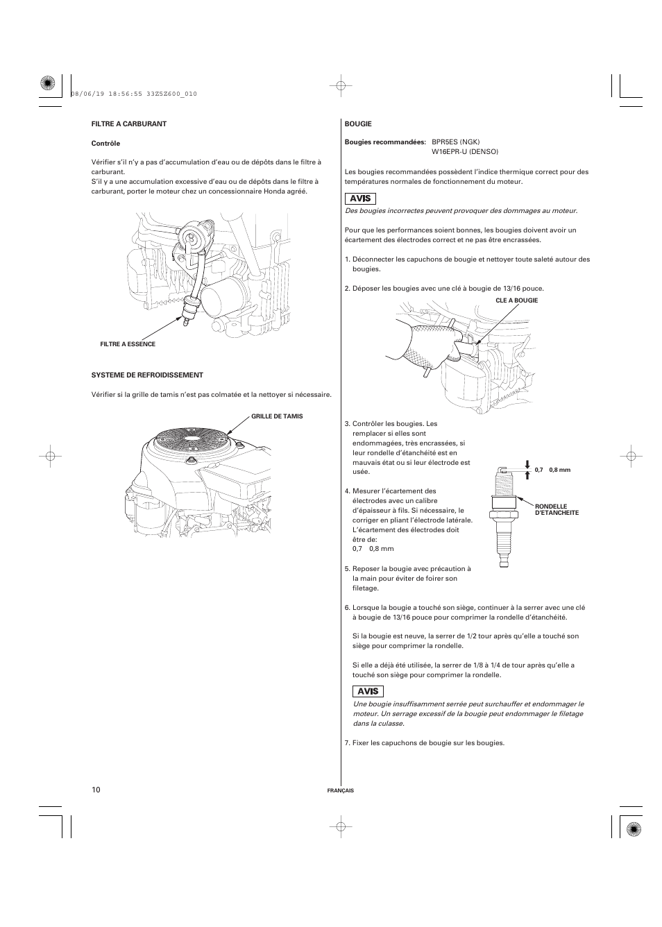 HONDA GXV520 User Manual | Page 30 / 58