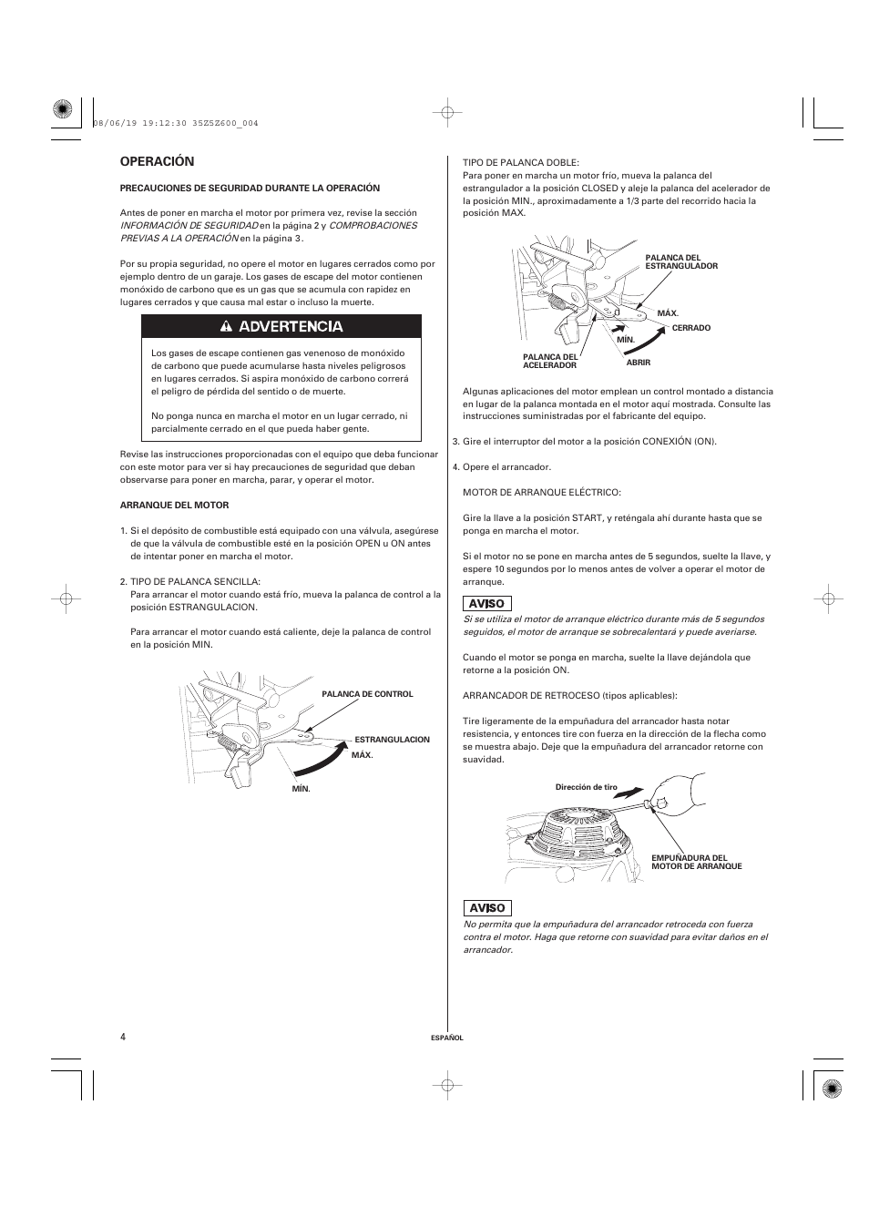 HONDA GXV520 User Manual | Page 43 / 58