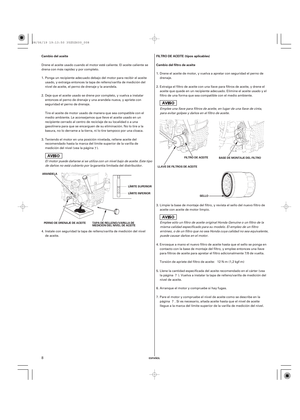 HONDA GXV520 User Manual | Page 47 / 58