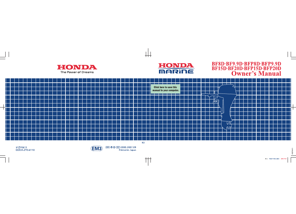 HONDA BF20D User Manual | 148 pages