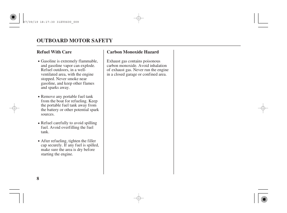 HONDA BF20D User Manual | Page 10 / 148