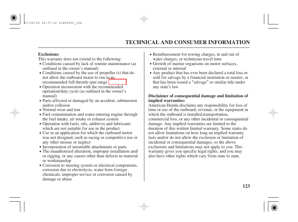 HONDA BF20D User Manual | Page 125 / 148