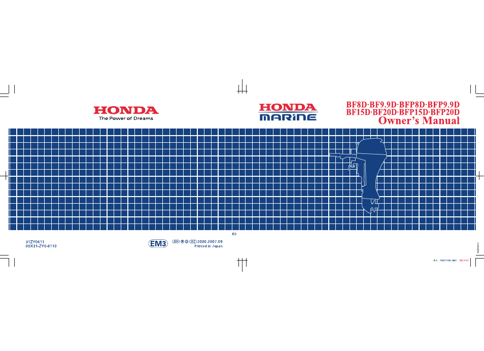 HONDA BF20D User Manual | Page 148 / 148