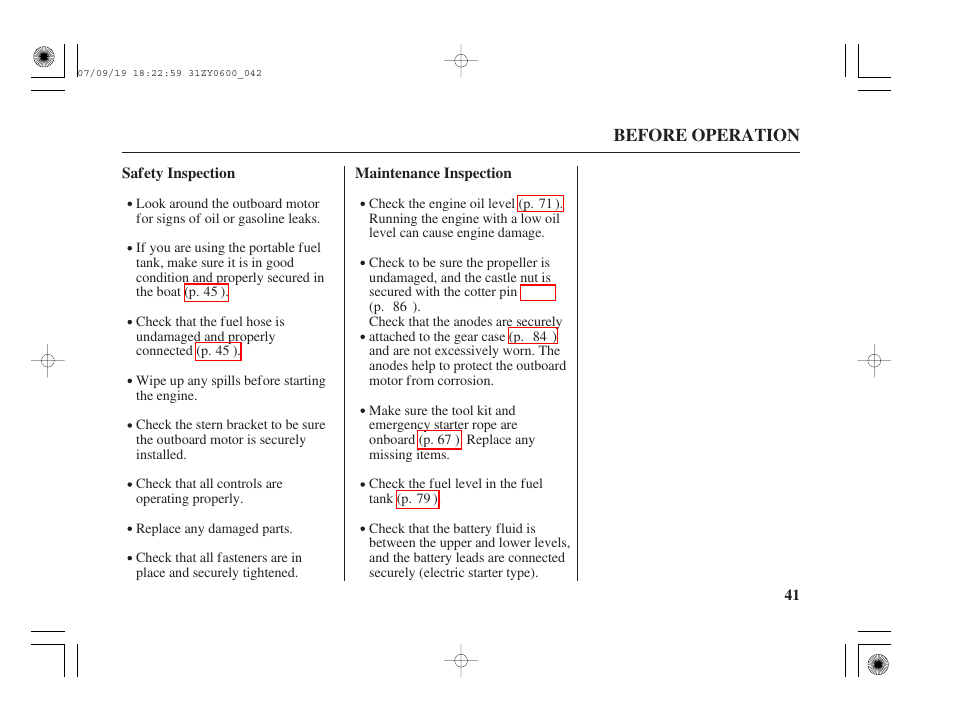 HONDA BF20D User Manual | Page 43 / 148