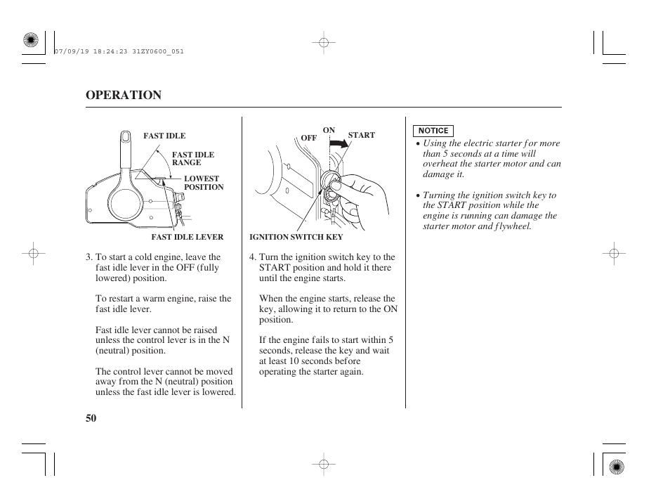 Operation | HONDA BF20D User Manual | Page 52 / 148