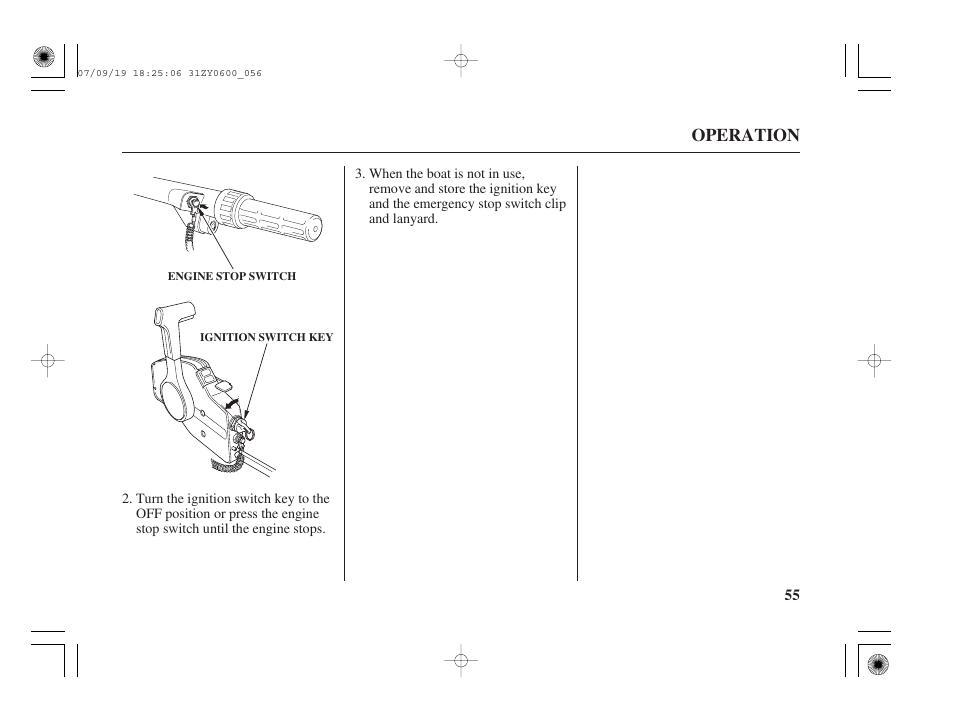 Operation | HONDA BF20D User Manual | Page 57 / 148