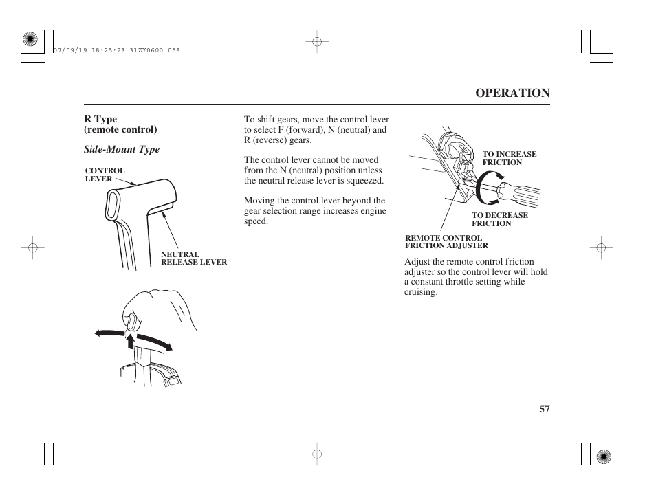 Operation | HONDA BF20D User Manual | Page 59 / 148