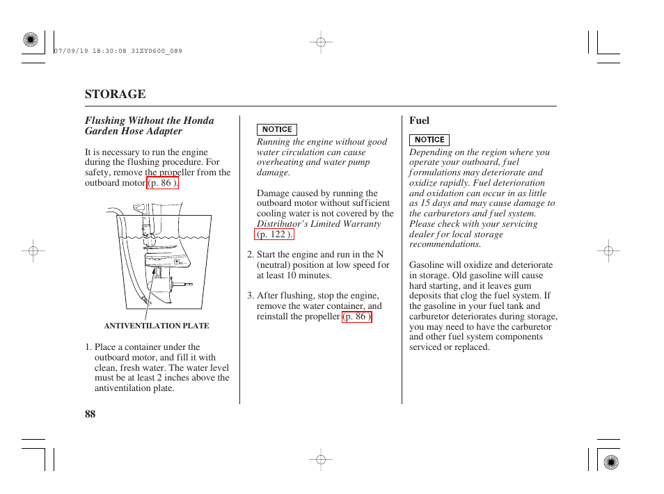 Fuel | HONDA BF20D User Manual | Page 90 / 148