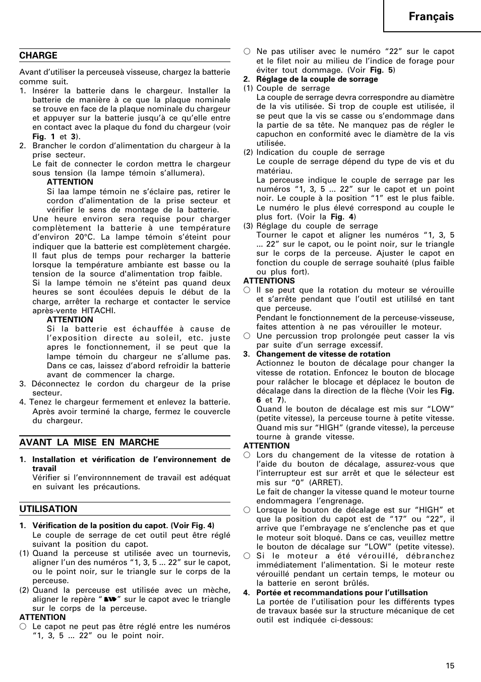 Français | HONDA FDS 9DVA User Manual | Page 16 / 37