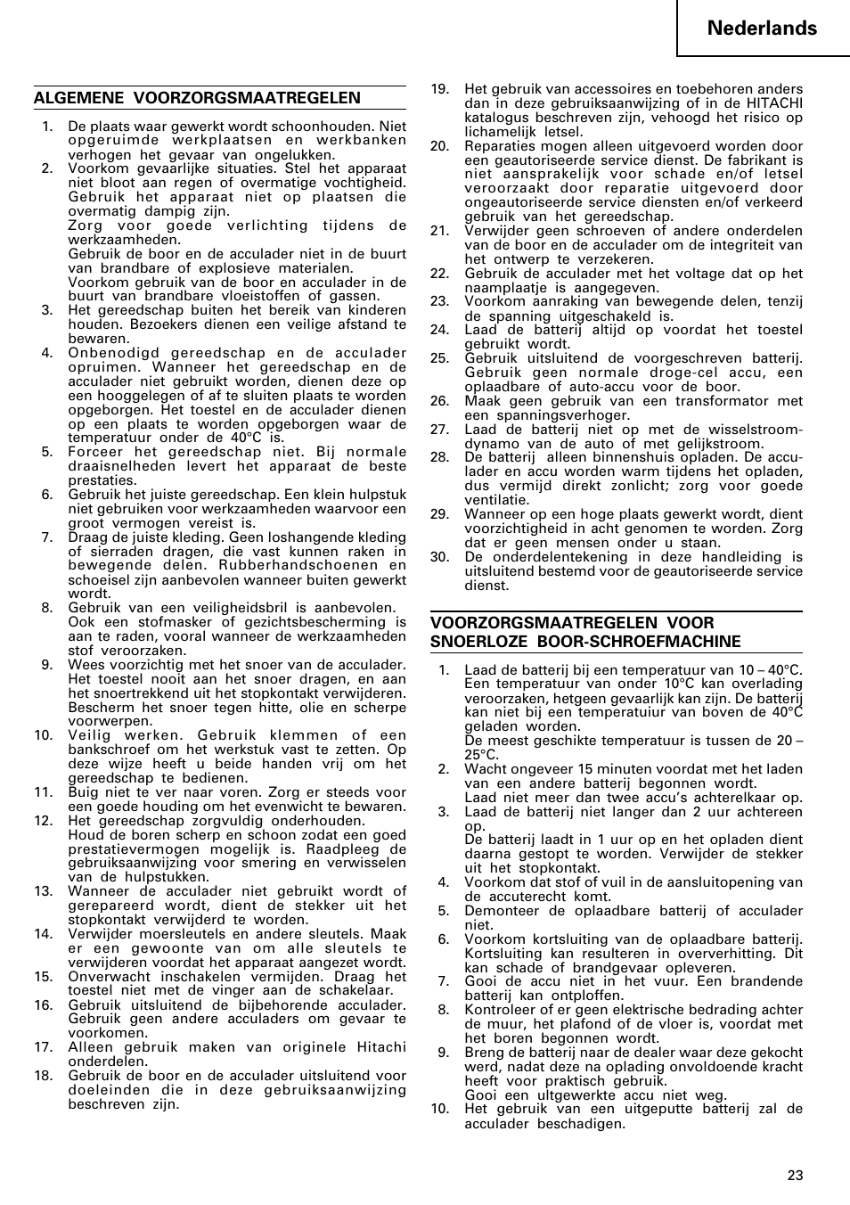 Nederlands | HONDA FDS 9DVA User Manual | Page 24 / 37