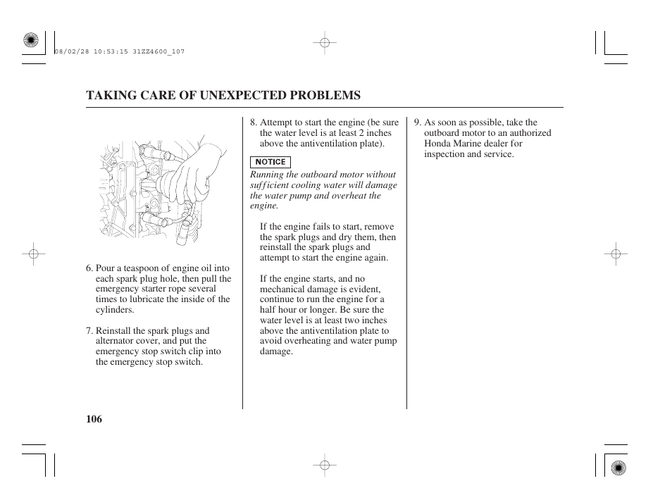 HONDA BF50D User Manual | Page 108 / 135