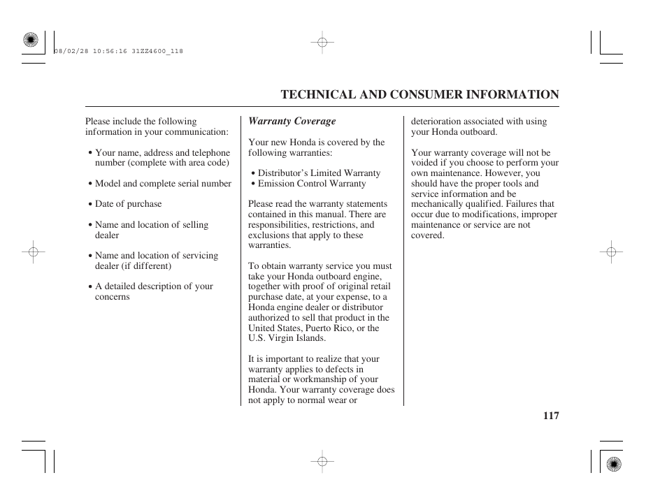HONDA BF50D User Manual | Page 119 / 135