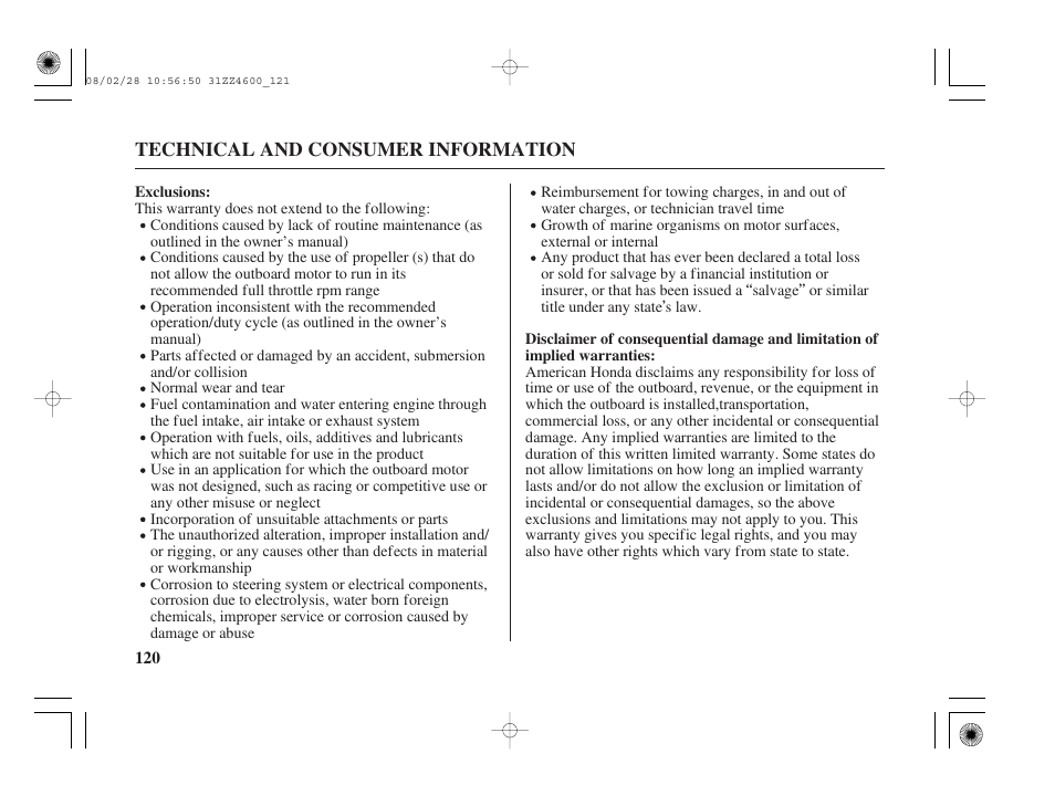 HONDA BF50D User Manual | Page 122 / 135
