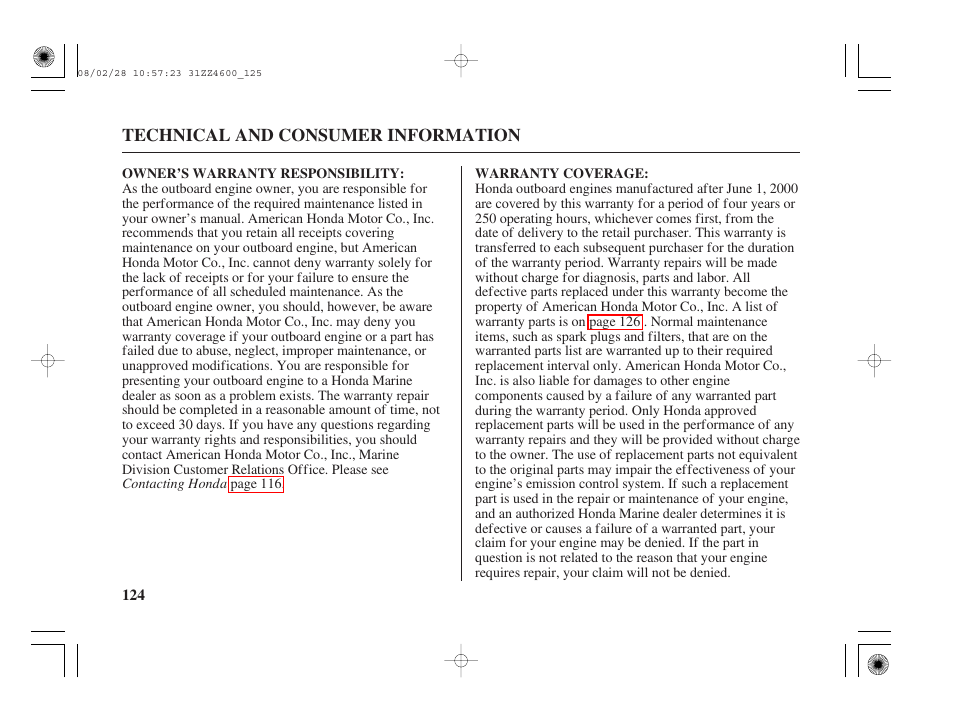 HONDA BF50D User Manual | Page 126 / 135