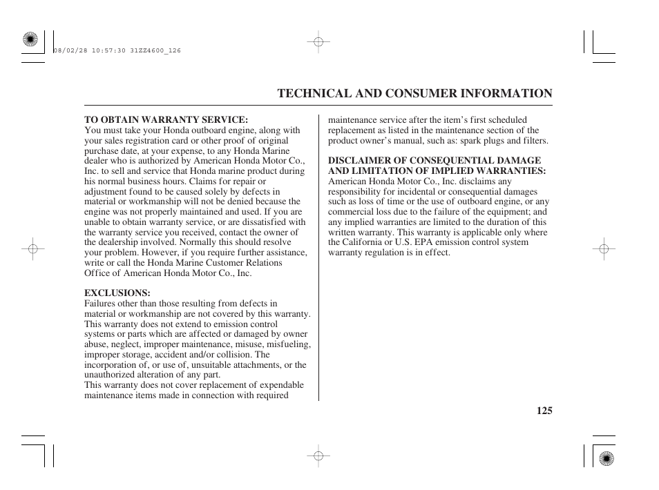 HONDA BF50D User Manual | Page 127 / 135