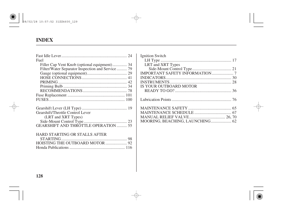 HONDA BF50D User Manual | Page 130 / 135