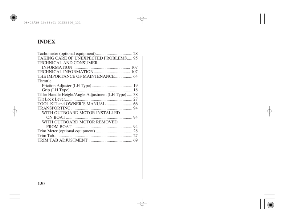 HONDA BF50D User Manual | Page 132 / 135