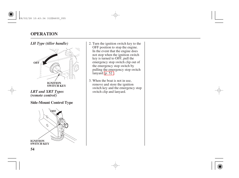 Operation | HONDA BF50D User Manual | Page 56 / 135