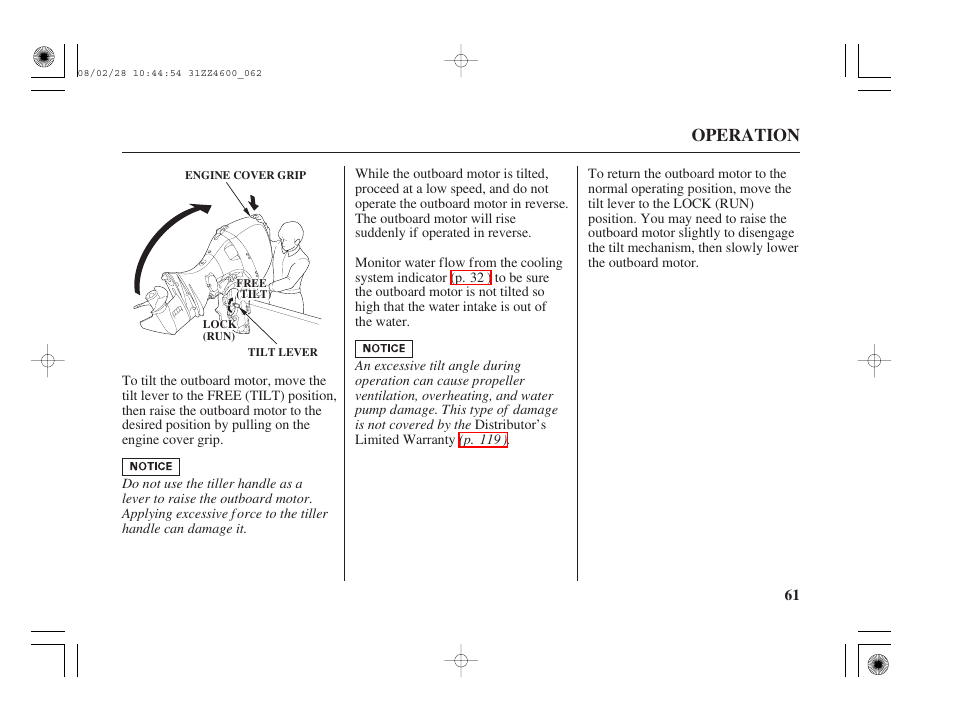 Operation | HONDA BF50D User Manual | Page 63 / 135