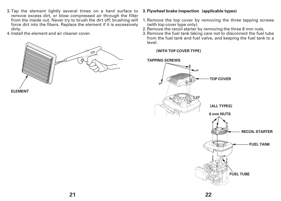 HONDA GCV135E User Manual | Page 11 / 16