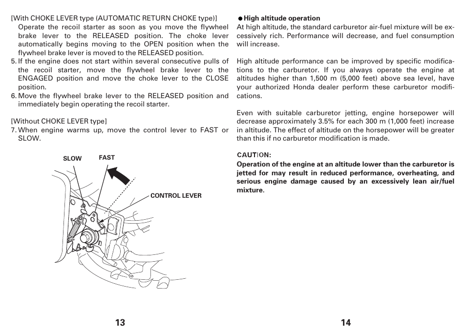 HONDA GCV135E User Manual | Page 7 / 16