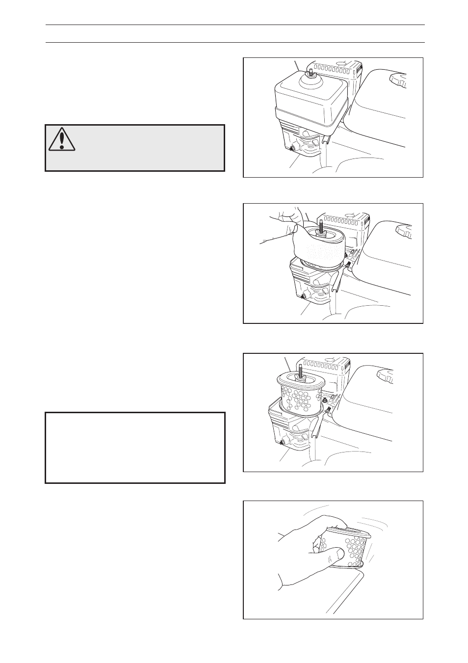 Maintenance, Replacing the air filter | HONDA DT18 User Manual | Page 27 / 57