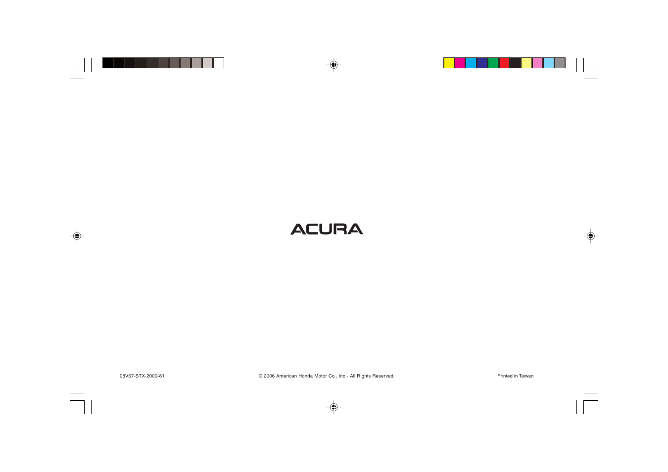 HONDA MDX User Manual | Page 16 / 16