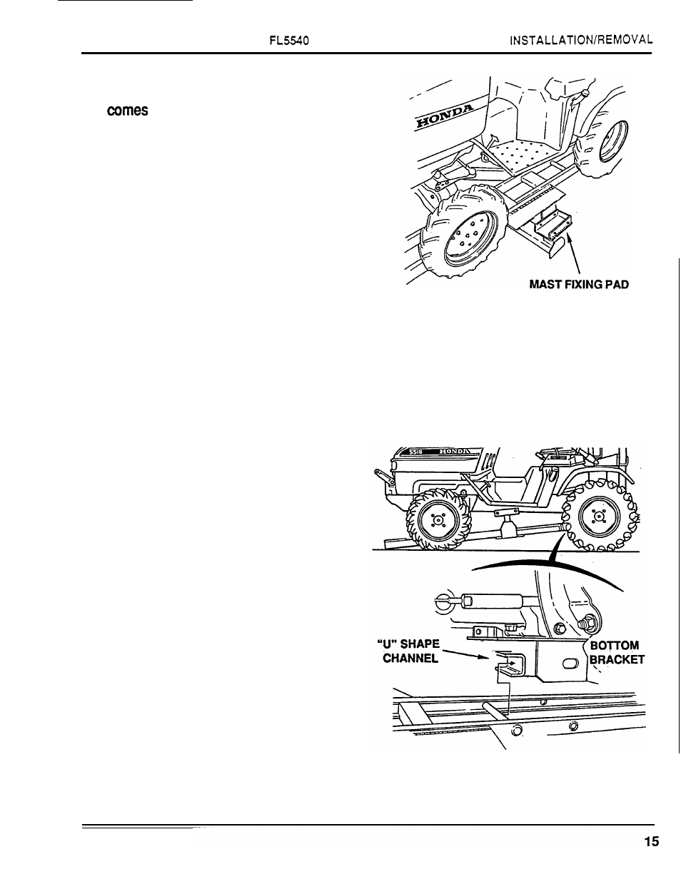 HONDA FL5540K0 User Manual | Page 17 / 56
