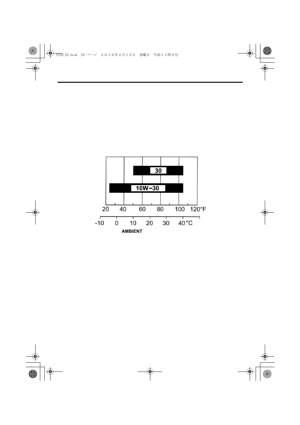 Engine oil recommendations, 29 servicing your tiller | HONDA F220 User Manual | Page 31 / 60