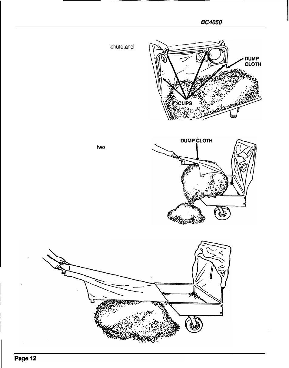 Dump | HONDA BC4050 User Manual | Page 18 / 30
