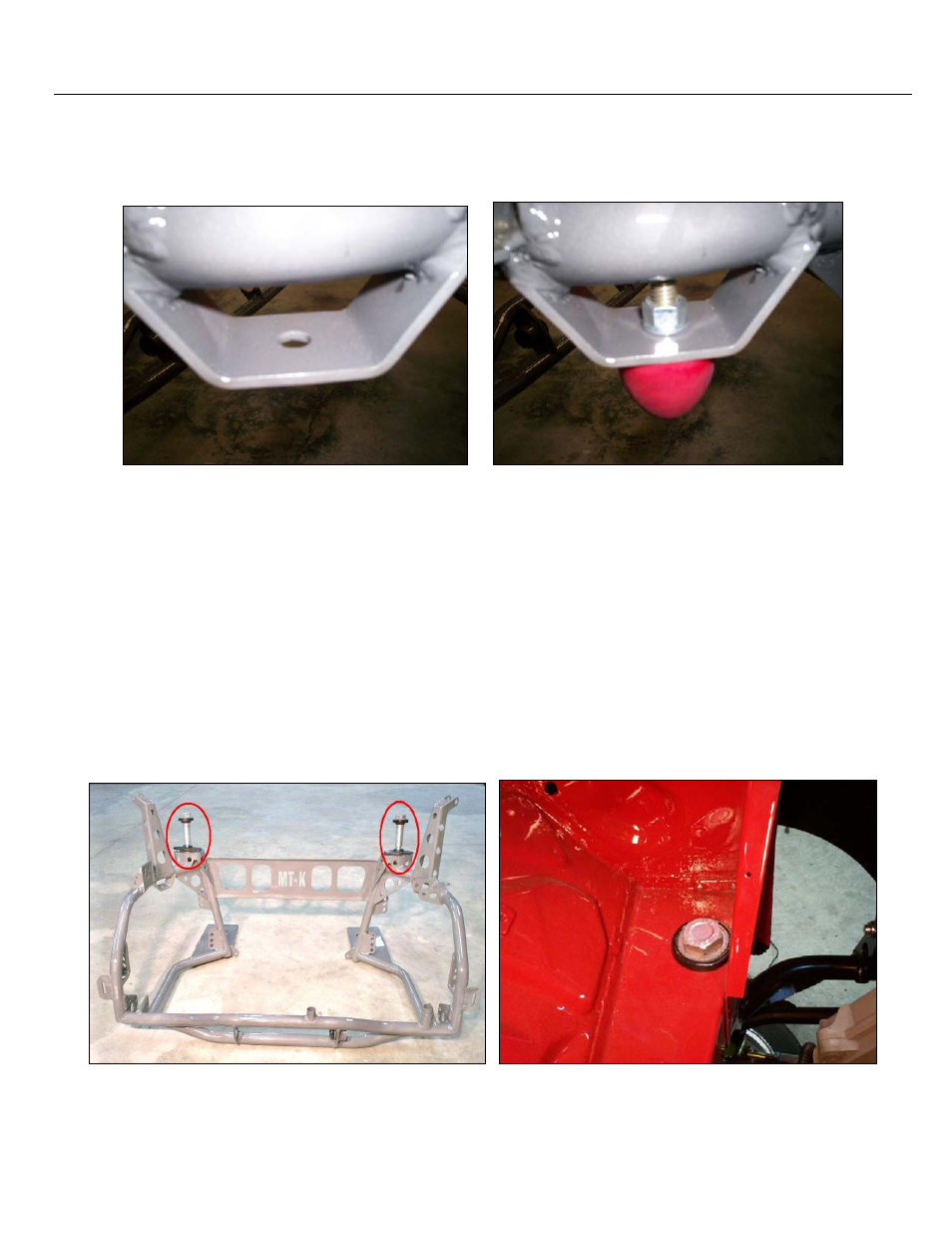 Subframe assembly *supplied with kit, Subframe assembly | HONDA K Series User Manual | Page 8 / 17
