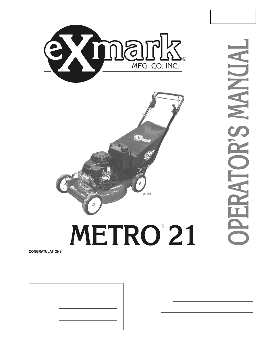 HONDA metro 21 User Manual | 48 pages