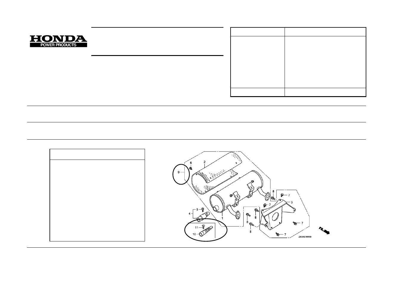 Parts catalogue news, Parts catalogue - corrected | HONDA GX670R User Manual | Page 93 / 97