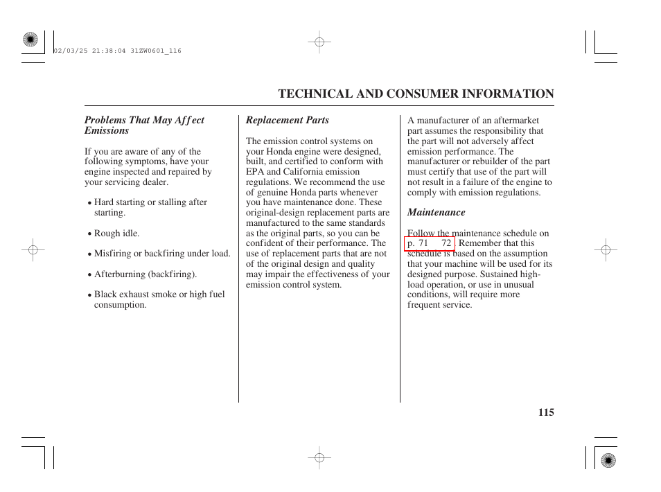 HONDA Outboard Motor BF75A User Manual | Page 117 / 130