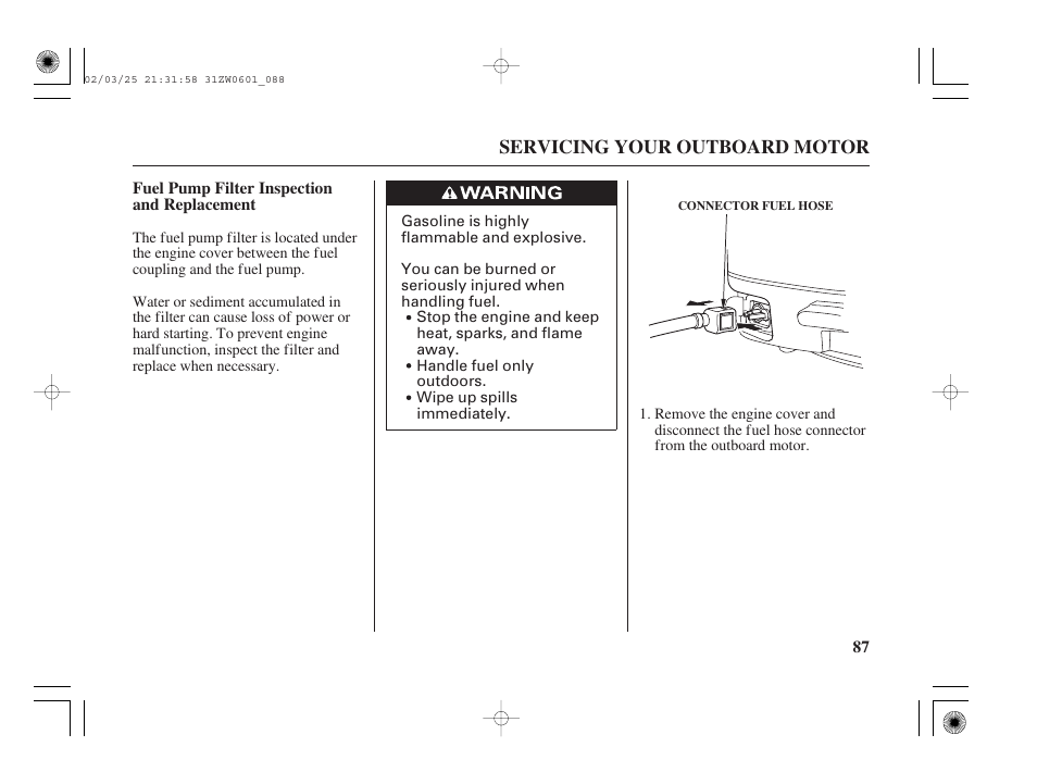 HONDA Outboard Motor BF75A User Manual | Page 89 / 130