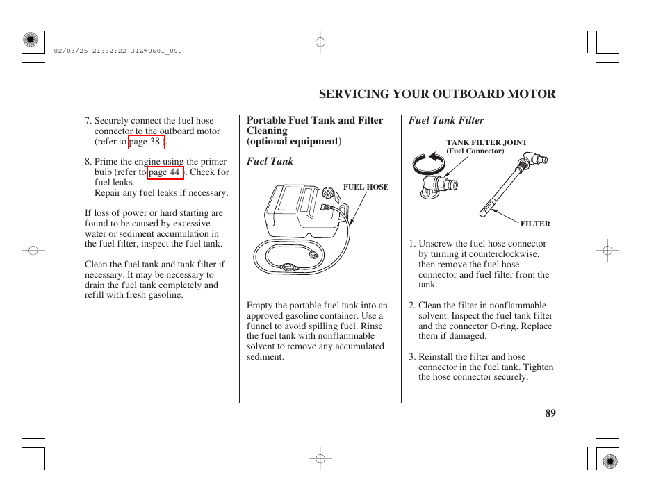 HONDA Outboard Motor BF75A User Manual | Page 91 / 130