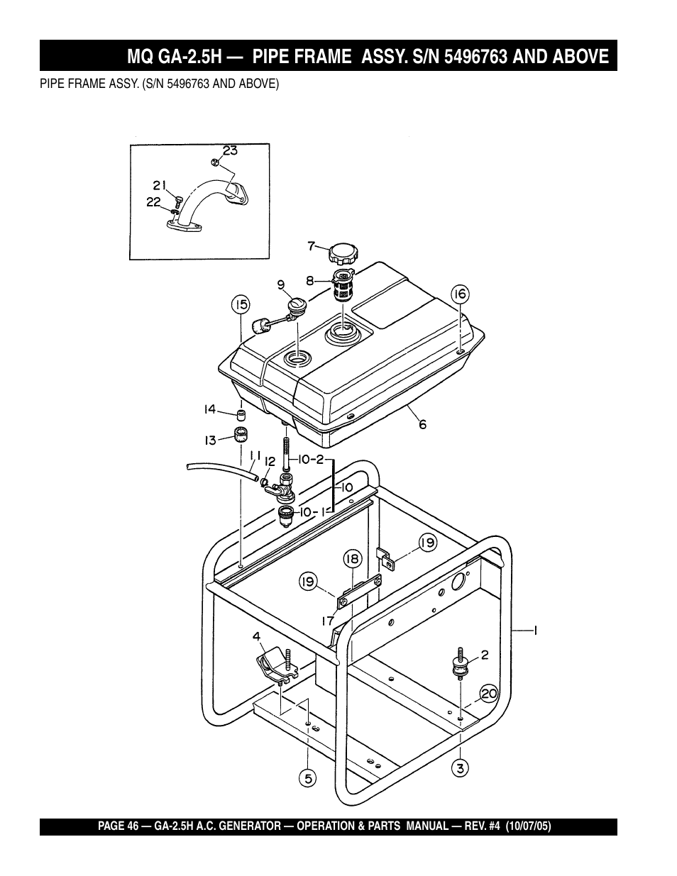 HONDA GA-2.5H User Manual | Page 46 / 80