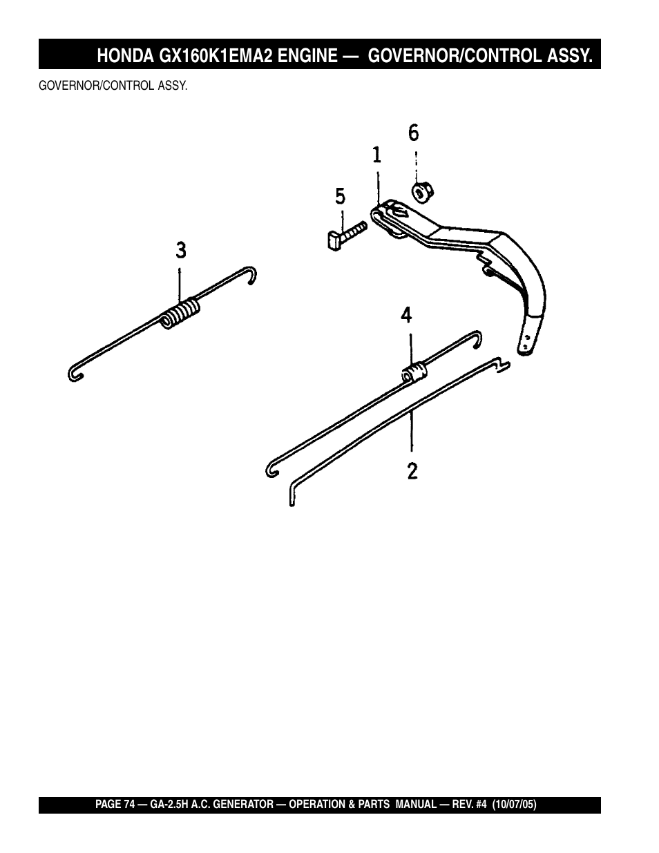 HONDA GA-2.5H User Manual | Page 74 / 80