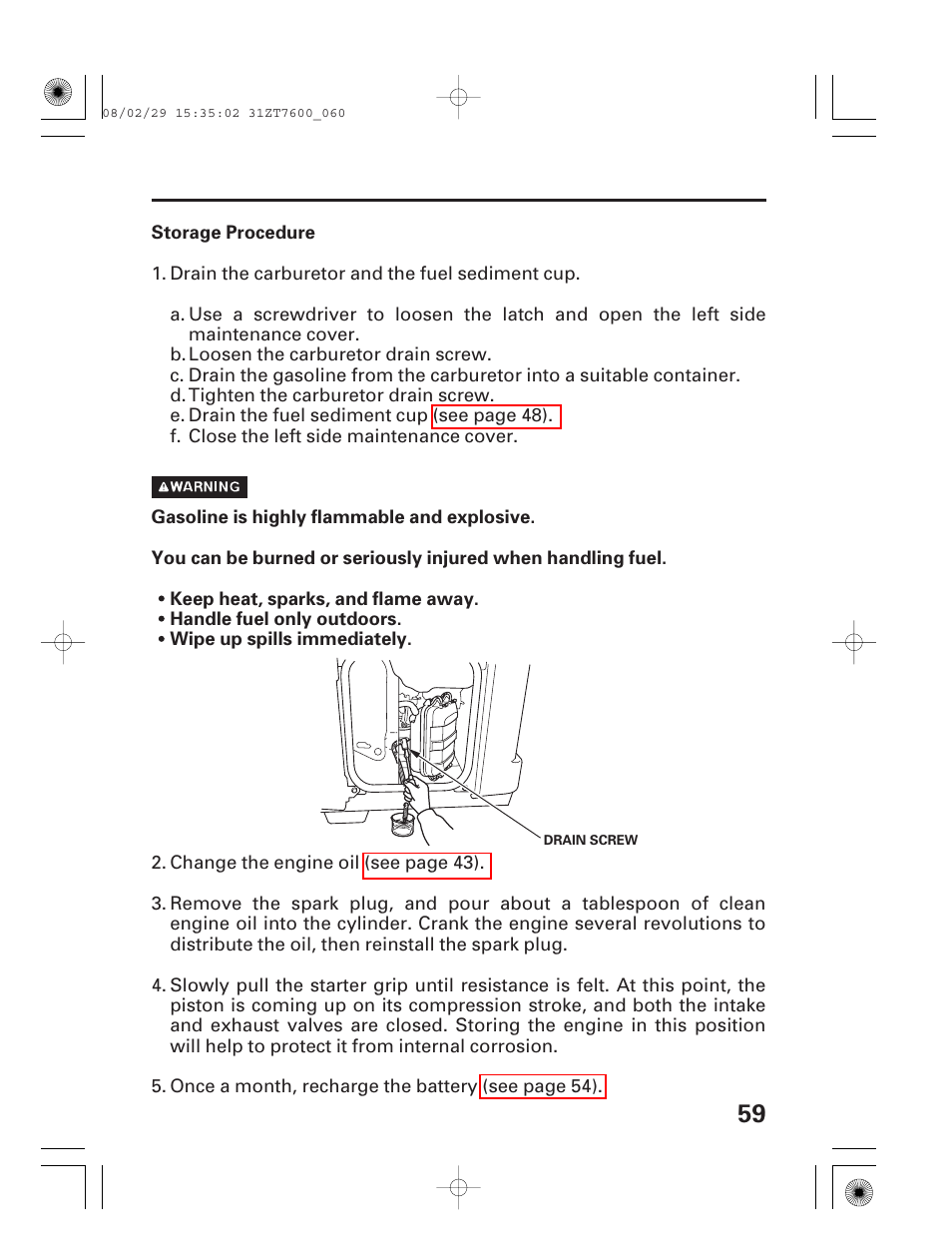 HONDA EU3000is User Manual | Page 61 / 71