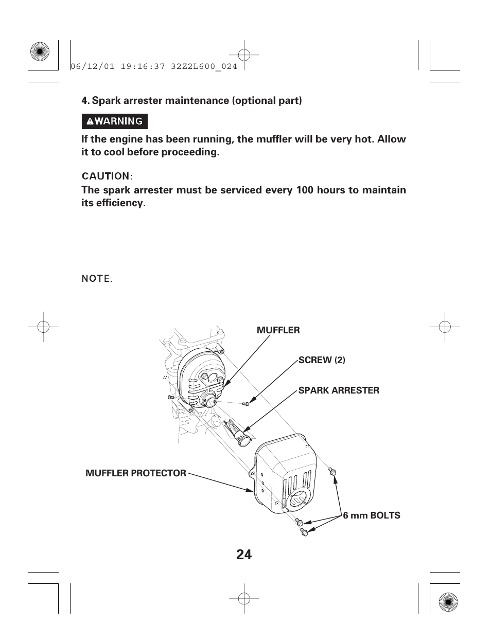 HONDA GC160E User Manual | Page 24 / 32