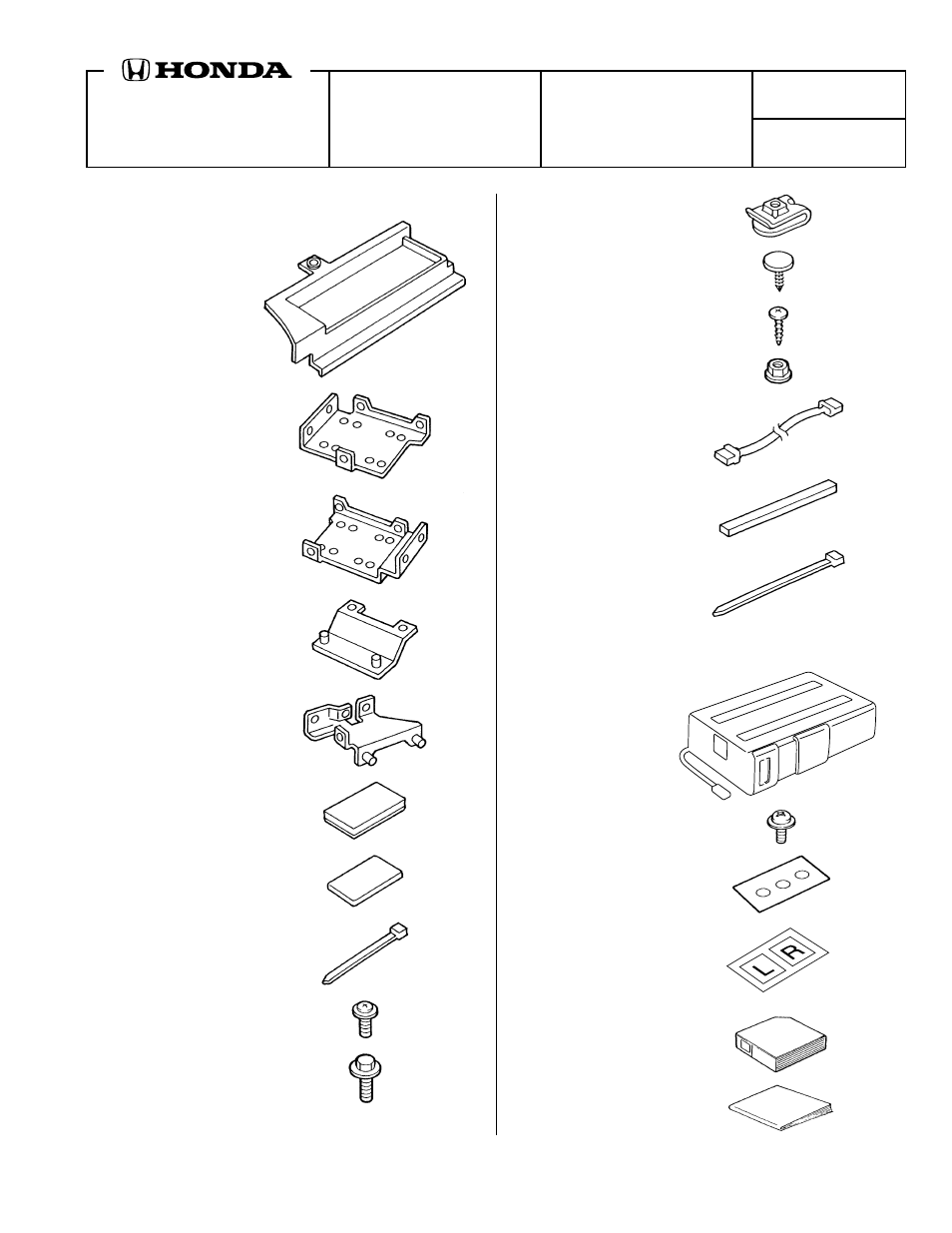 HONDA CD Changer User Manual | 10 pages