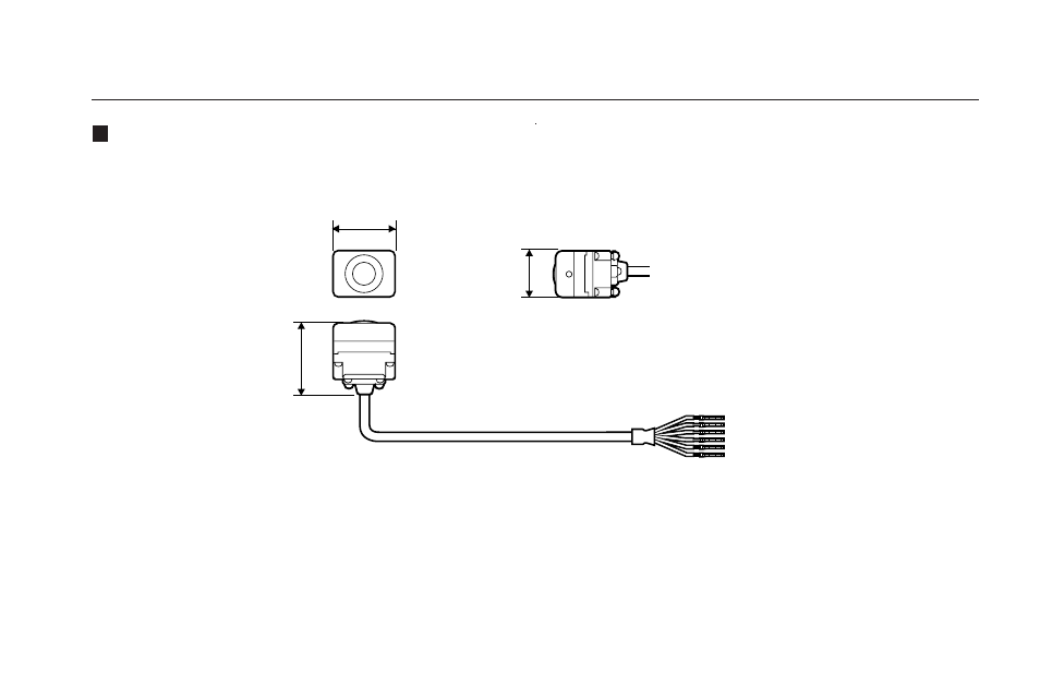 Dimensional drawing | HONDA Honda RIDGELINE Rear Camera System User Manual | Page 11 / 15