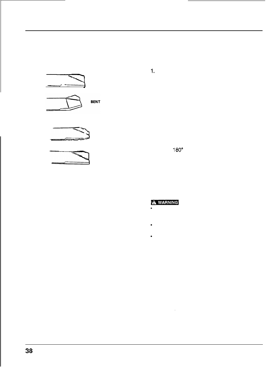 Blade inspection, Maintenance | HONDA MM60 User Manual | Page 40 / 60