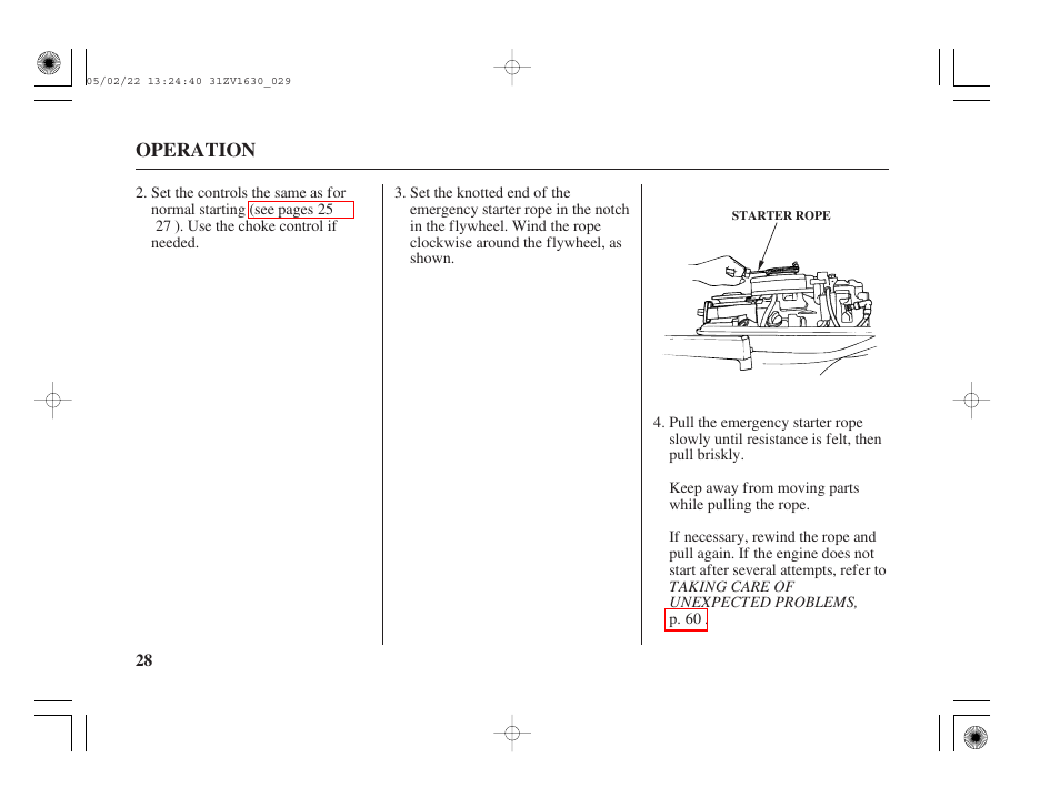 HONDA Outboard Motor BF5A User Manual | Page 30 / 93