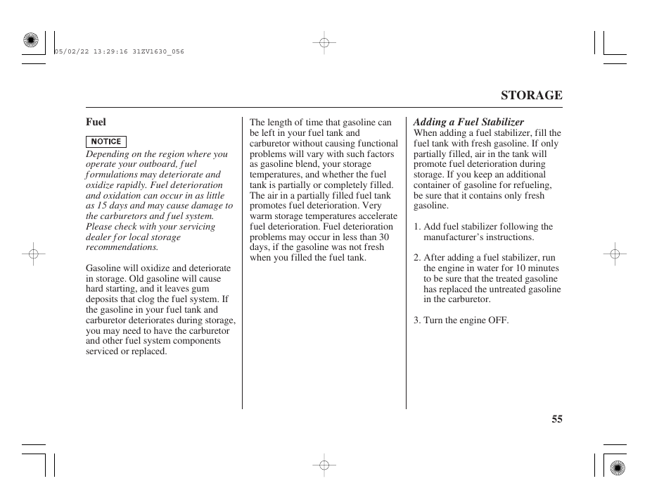 HONDA Outboard Motor BF5A User Manual | Page 57 / 93
