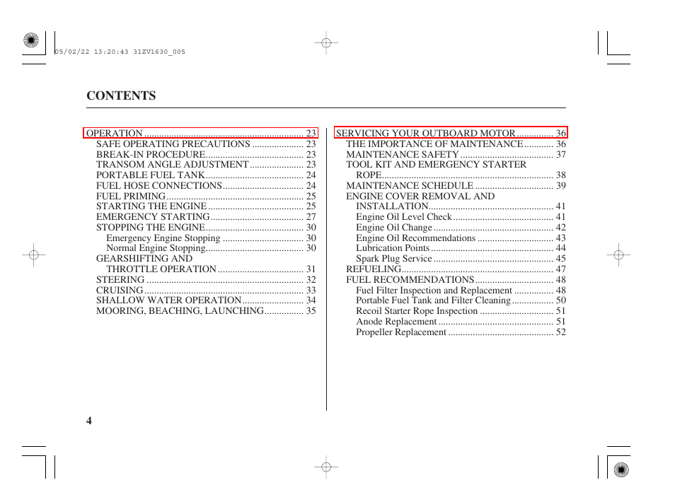 HONDA Outboard Motor BF5A User Manual | Page 6 / 93
