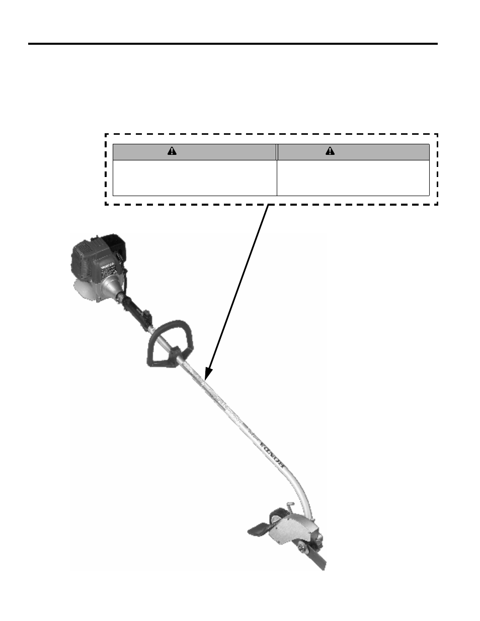 Safety label locations, Stick edger safety 6 | HONDA HHE31C User Manual | Page 8 / 44