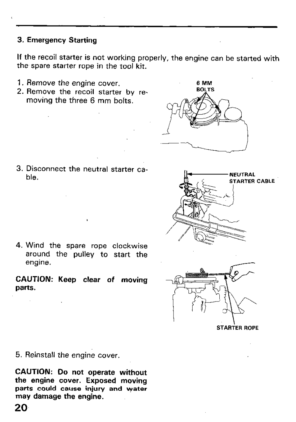 HONDA Outboard Motor BF15A User Manual | Page 22 / 81
