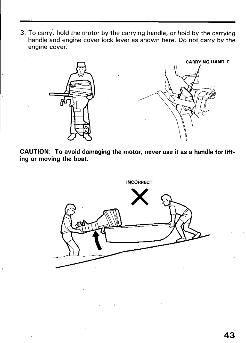 HONDA Outboard Motor BF15A User Manual | Page 45 / 81