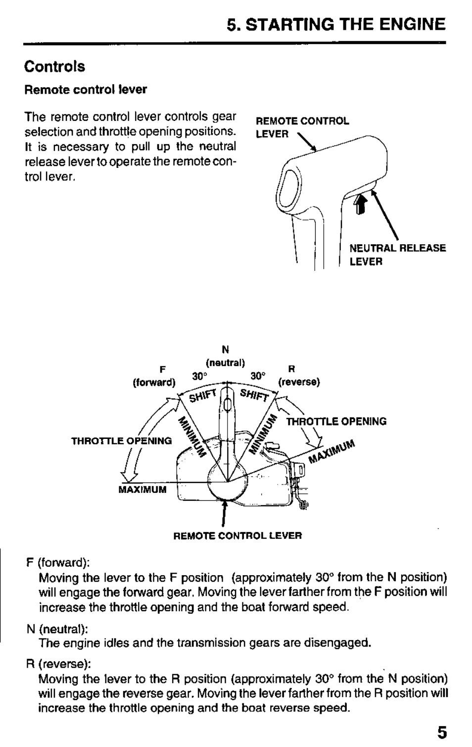 Starting the engine | HONDA Outboard Motor BF15A User Manual | Page 63 / 81